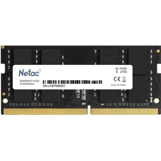 Оперативная память NETAC DDR3 SO-DIMM 4Gb 1600mhz