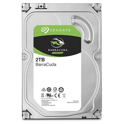 Жёсткий диск 3.5" SEAGATE BarraCuda 2TB SATA/256MB (ST2000DM008)