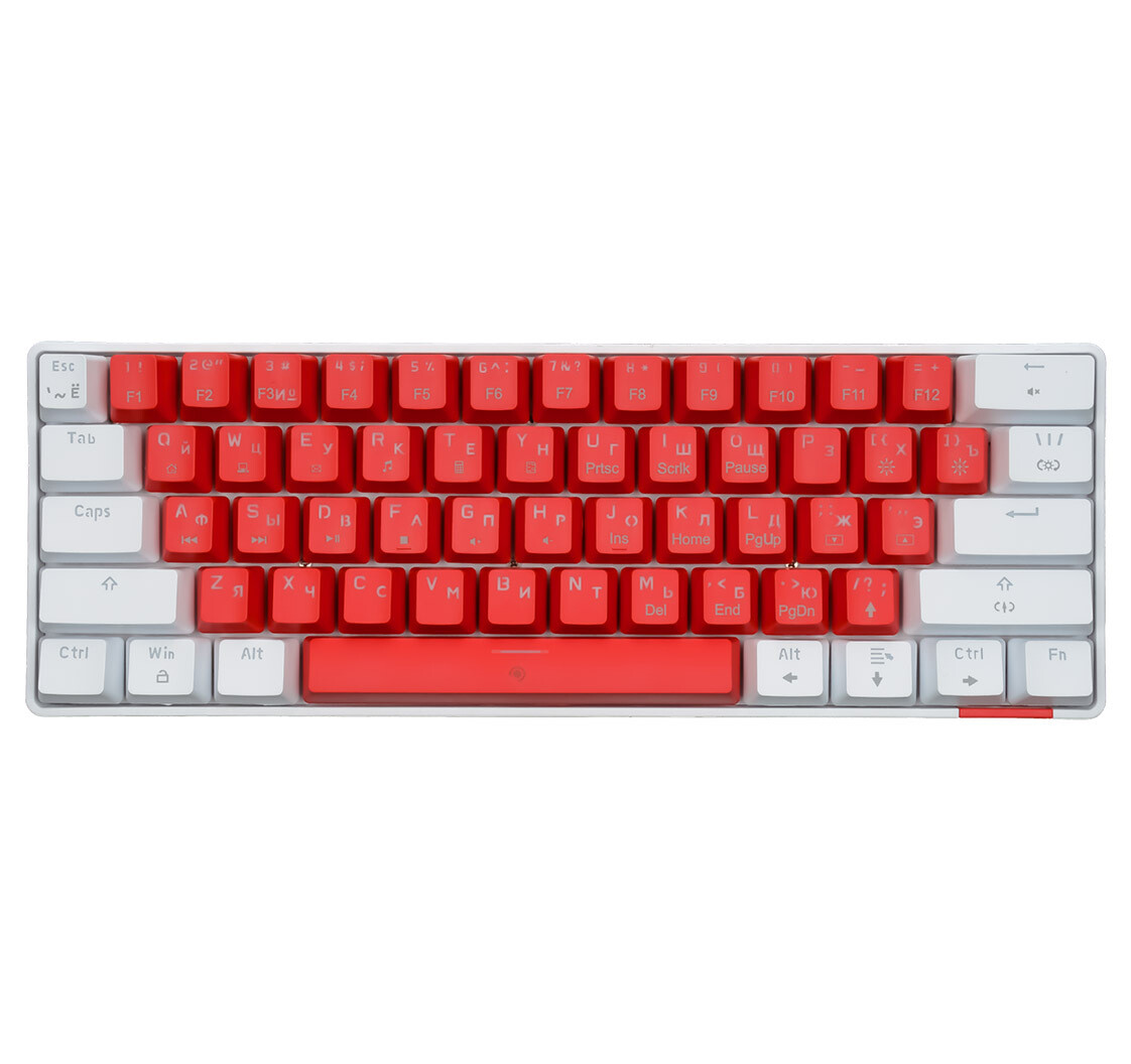 Механическая клавиатура PANTEON T3 RS HS RB Red-White