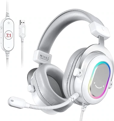 Игровые наушники Fifine H6 Gaming Headsets (White)