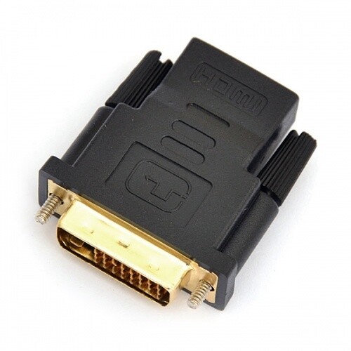 Адаптер DeTech DVI-D (24+1) M - HDMI F