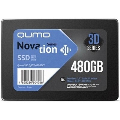 Внутренний SSD-диск Qumo 480GB Q3DT-480GSCY (Q3DT-480GSCY)