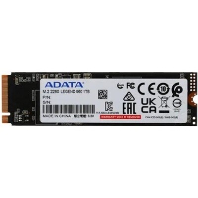 Накопитель SSD M.2 ADATA LEGEND 960 1TB PCIe 4.0 x4 3D NAND (ALEG-960-1TCS) (ALEG-960-1TCS)