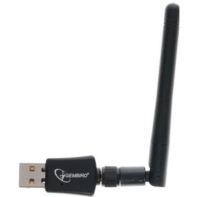 Сетевой двухдиапазонный Wi-Fi USB-адаптер Gembird 600 Мбит, USB, 802.11b/g/n/ac/а (WNP-UA-009)