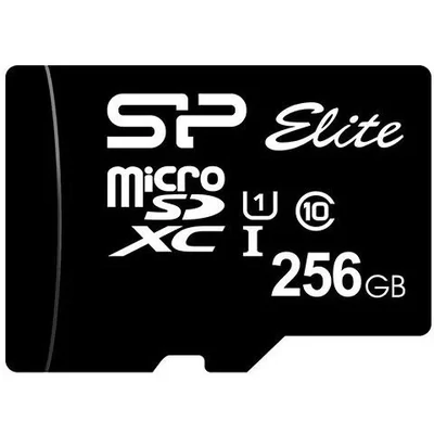 Флеш карта microSDXC Silicon Power 256GB SP256GBSTXBV1V20 Elite w/o adapter