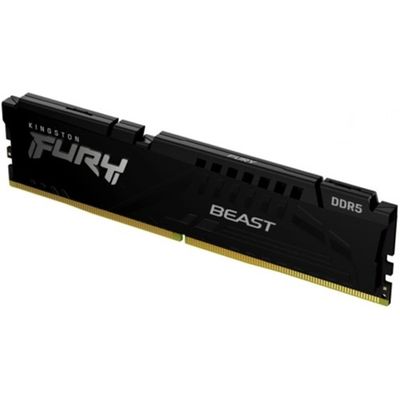 Оперативная память Kingston DDR 5 16Gb 5600Mhz pc-44800 FURY Beast Black EXPO CL36 (KF556C36BBE-16)