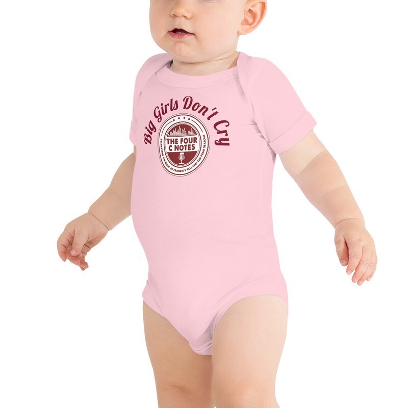 &quot;Big Girls Don&#39;t Cry&quot; w/logo onesie!