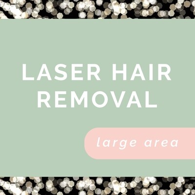 Large Area Laser Hair Removal