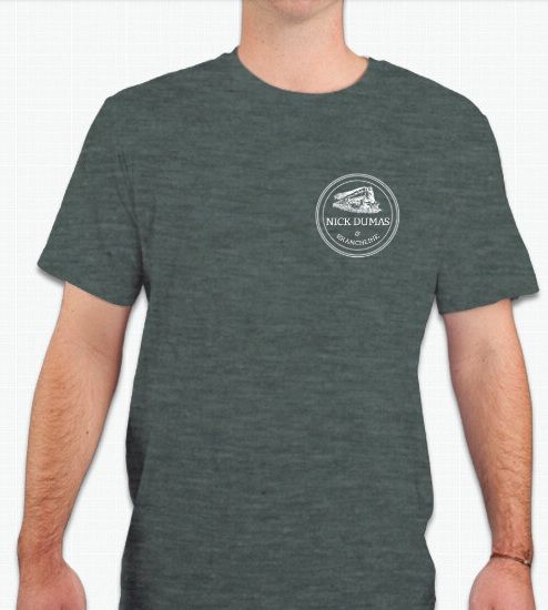 Nick Dumas &amp; Branchline T-Shirt - Heather Forest Green