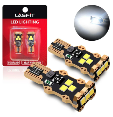 T-15 921 912 W16W LED Reverse  Back up Trunk Cargo Light Bulbs