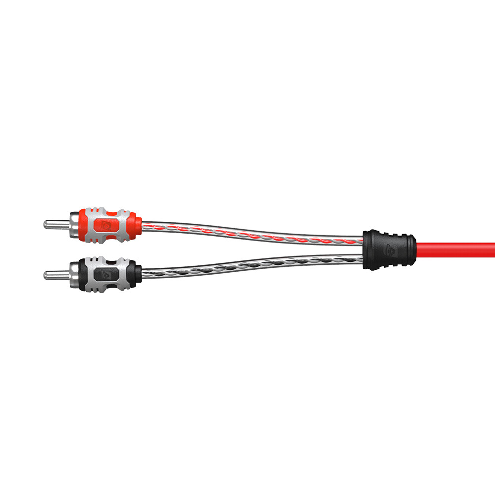 12Ft Cerwin Vega 2-CH RCA CABLE DUAL TWISTED, DUAL