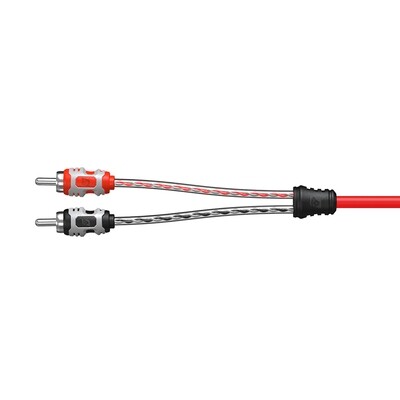 12Ft Cerwin Vega 2-CH RCA CABLE DUAL TWISTED, DUAL