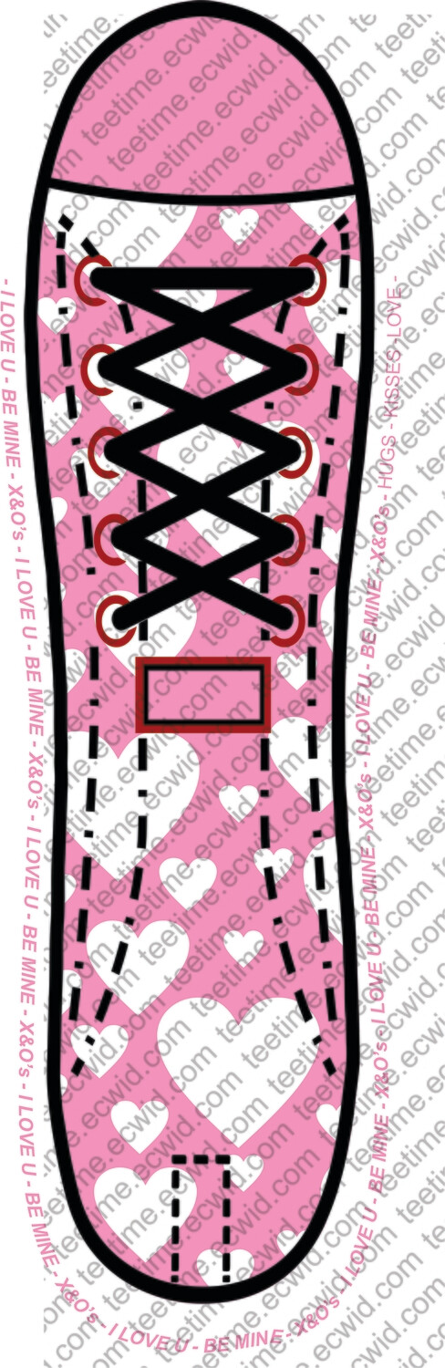 shoe sock valentine digital files (no physical products)