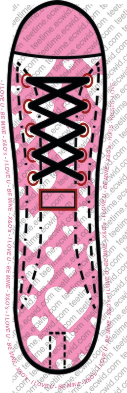 shoe sock valentine digital files (no physical products)