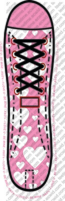 shoe sock valentine digital files (no physical products)