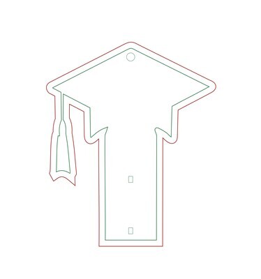 Money Holder Template Files Grad Hat, Cake and Heart/Arrow  NO PHYSICAL PRODUCTS