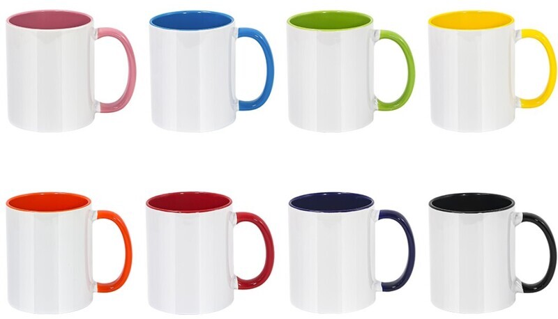 Coffee/Tea Ceramic Cup with Spoon 11oz