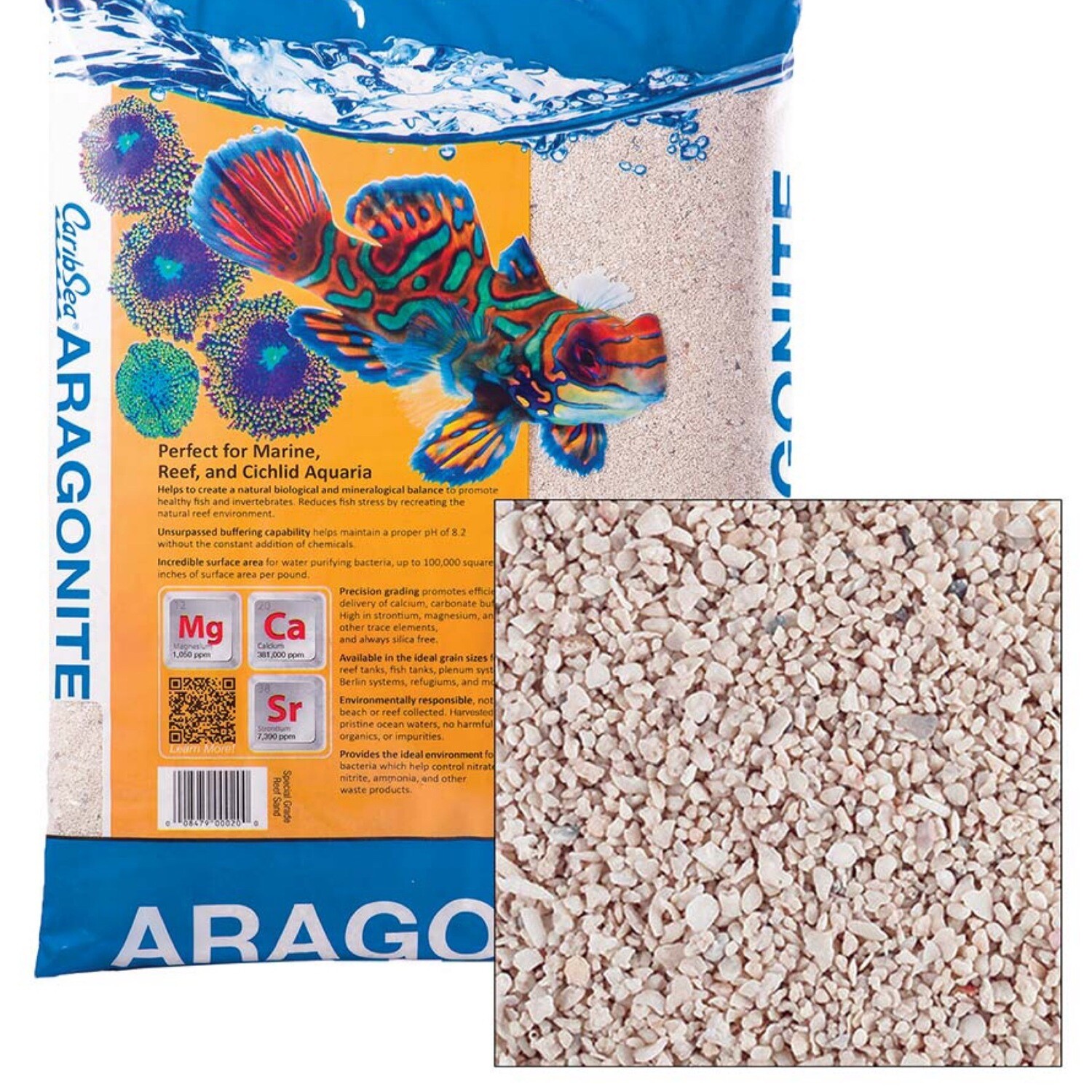 CaribSea Aragonite Aragamax Select Sand 30 lbs
