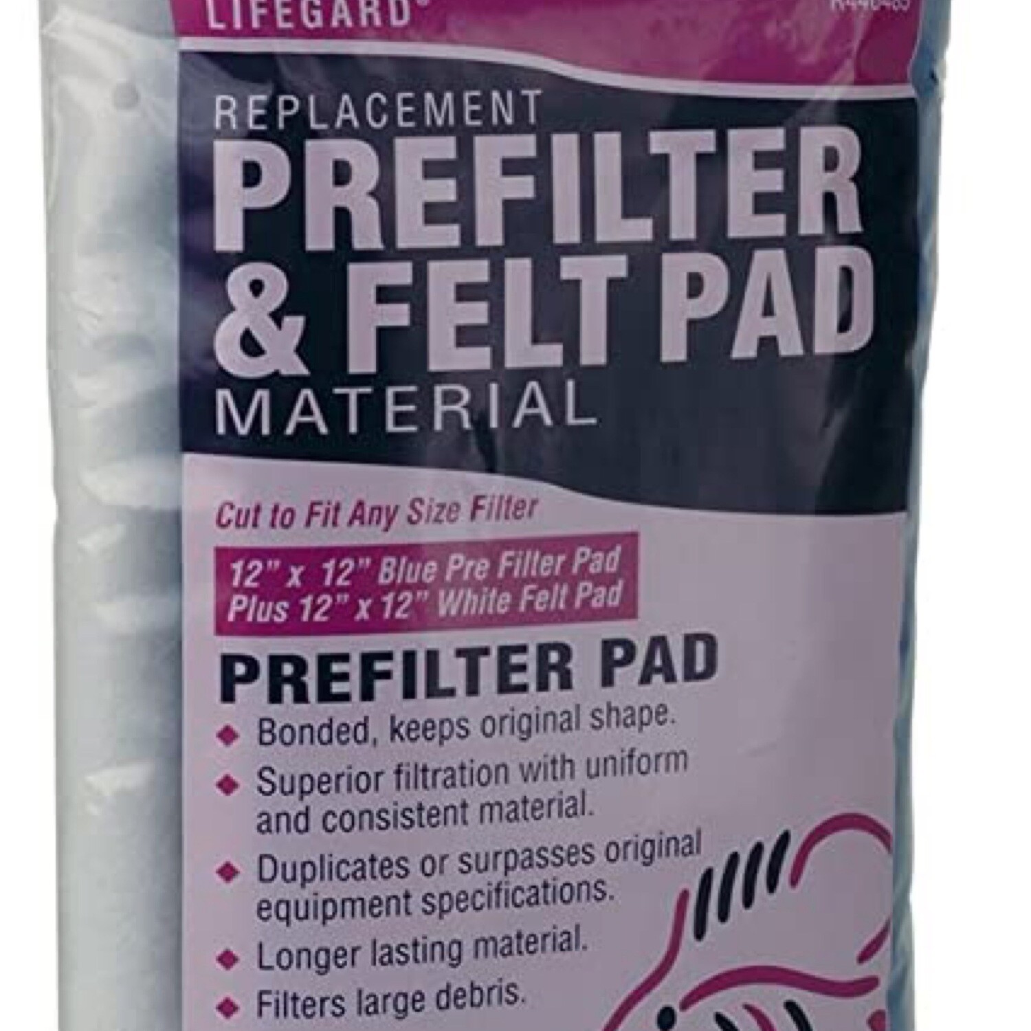 Lifegard Aquatics Filter And Felt Pad