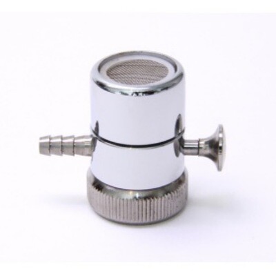 Chrome Faucet Diverted Valve - High Pressure for 1/4" tubing