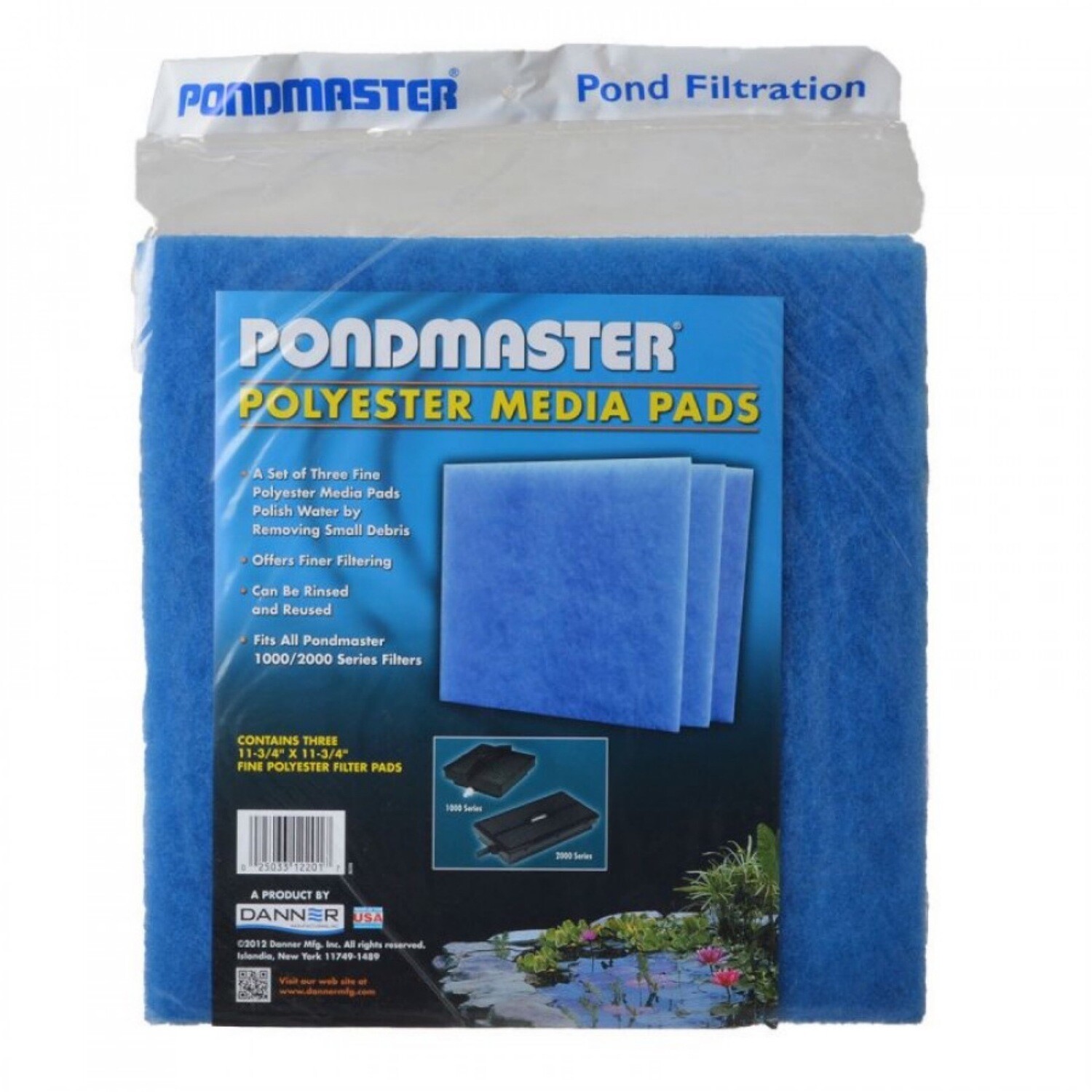 Pondmaster Fine Polyester Filter Pads 3pk