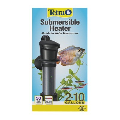 Tetra Submersible Aquarium Heater 2-10gl 50w