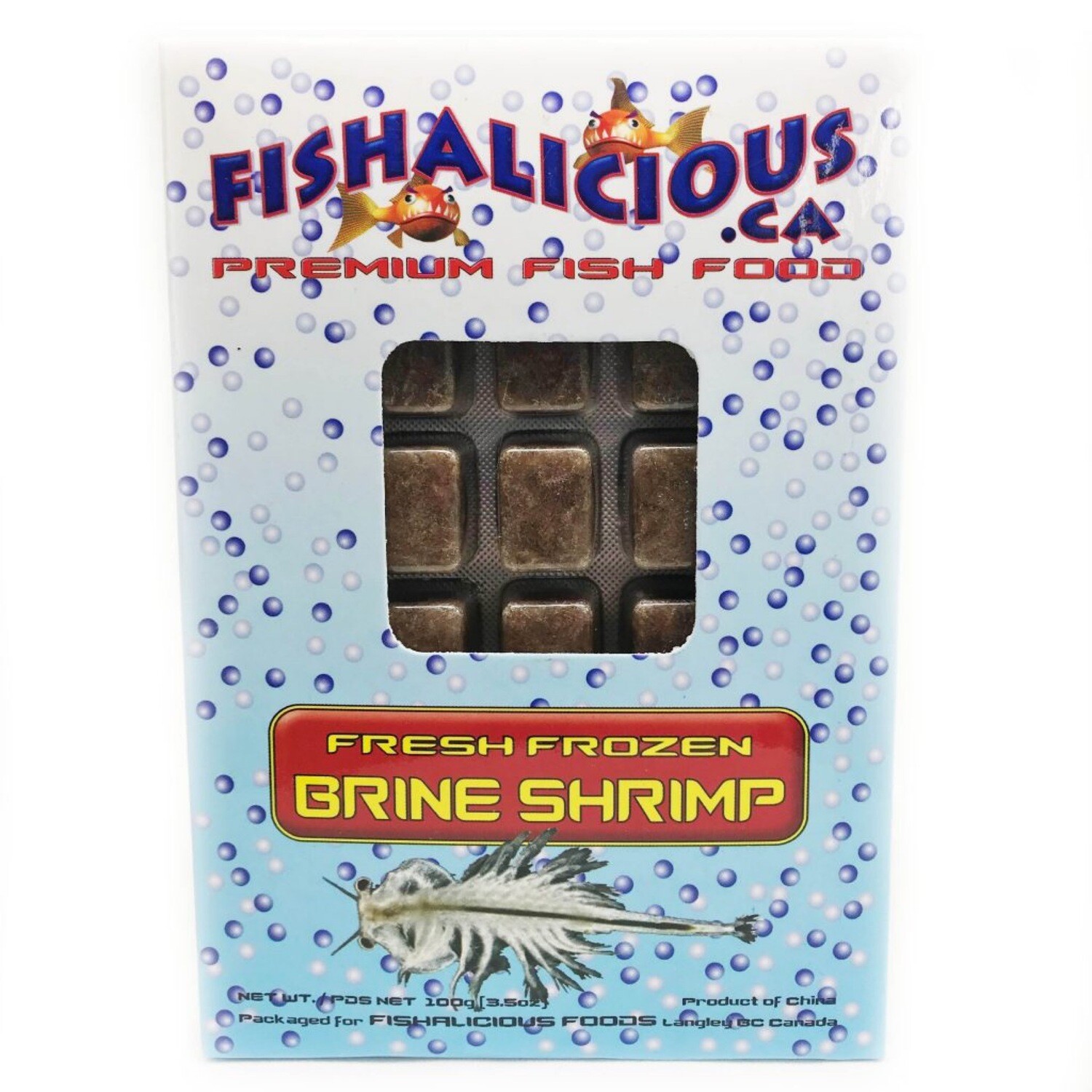 Frozen Brine Shrimp 3.5oz Blister pack