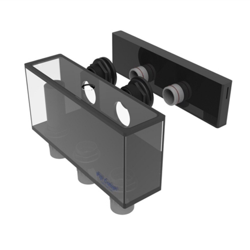 Fiji Cube Low Profile External Overflow Box 1600GPH