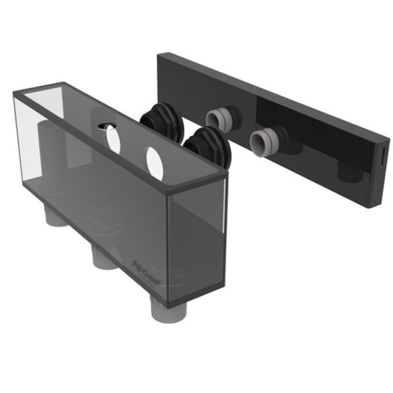 Fiji Cube Low Profile External Overflow Box 2400GPH