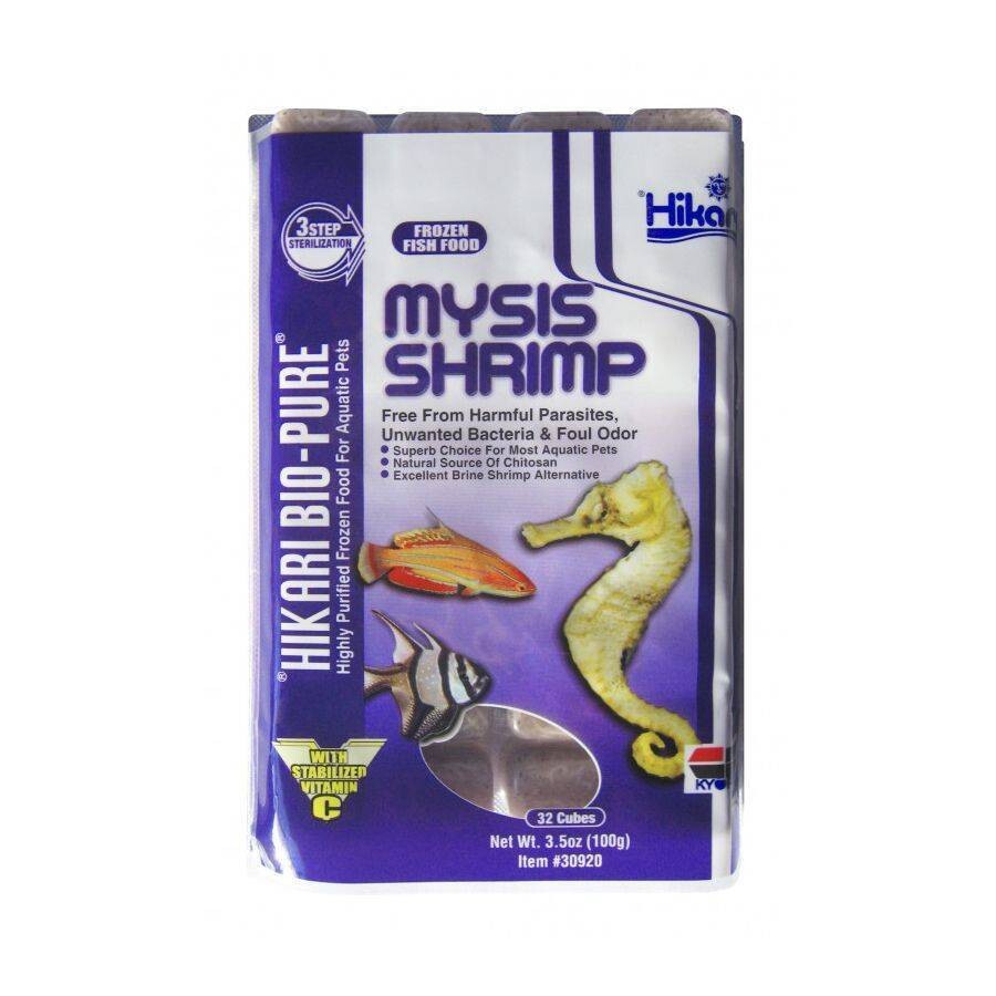 Hikari Bio-Pure Frozen Mysis Shrimp, Size: 3.5 oz cubes