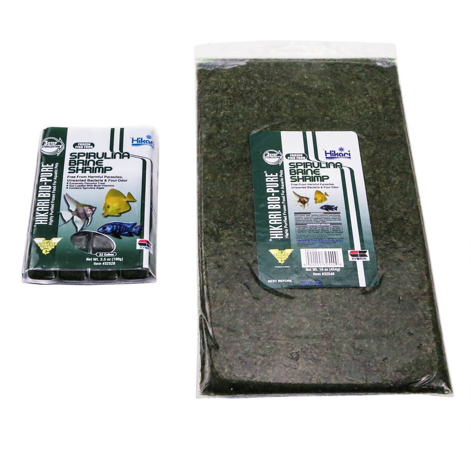 Hikari Bio-Pure Frozen Spirulina Brine Shrimp