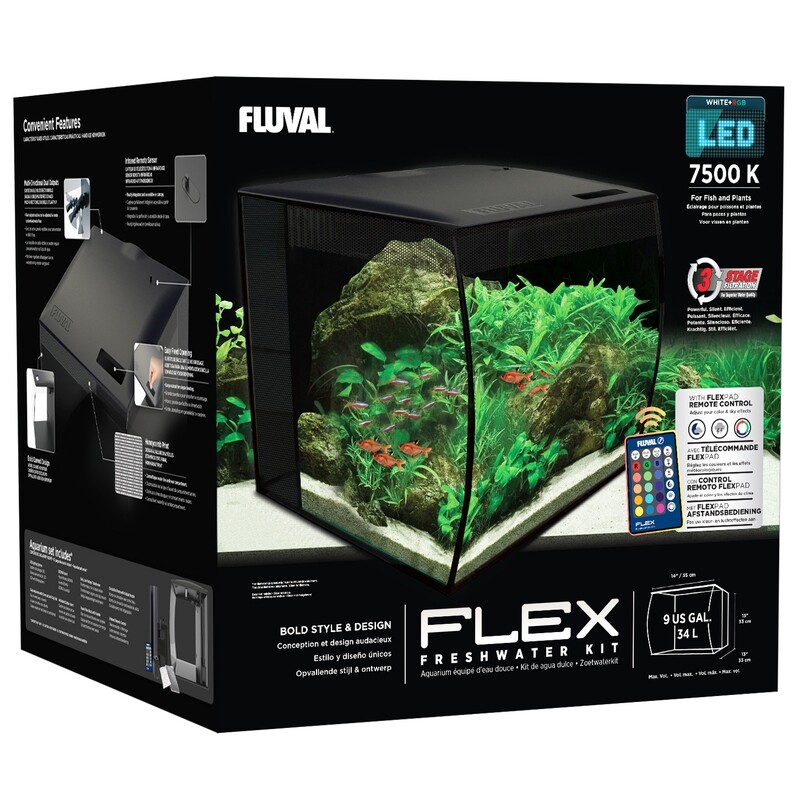 Fluval FLEX Aquarium Kit - 34 L (9 US gal)
