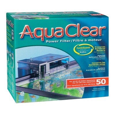AquaClear 50 Power Filter - 189 L (50 US Gal.)