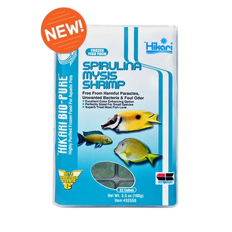 Hikari Bio-Pure Frozen Spirulina Mysis Shrimp 3.5 oz