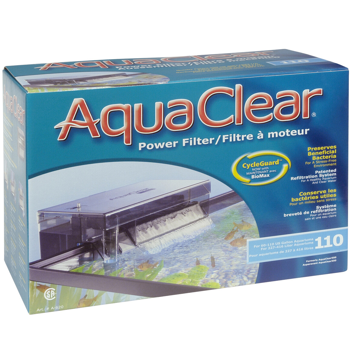 AquaClear 110 Power Filter - 416 L (110 US Gal.)