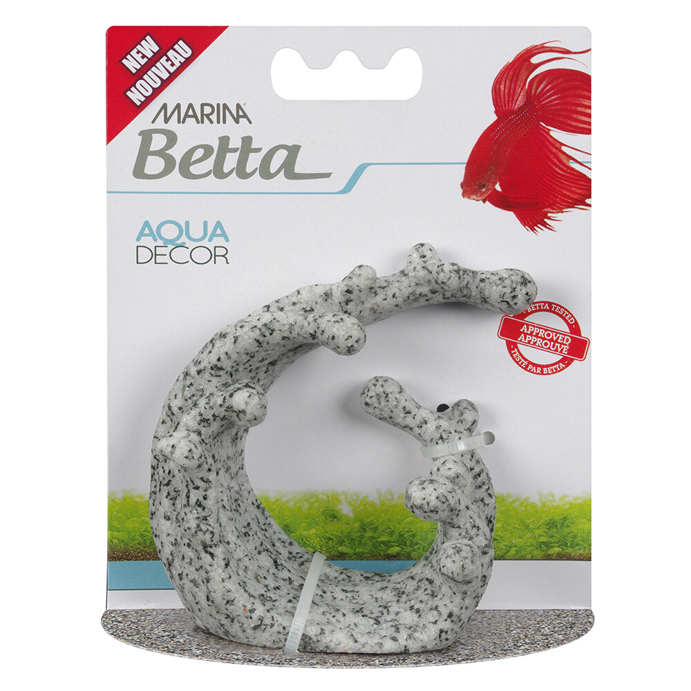 Marina Betta Aqua Decor Ornament - Granite Wave