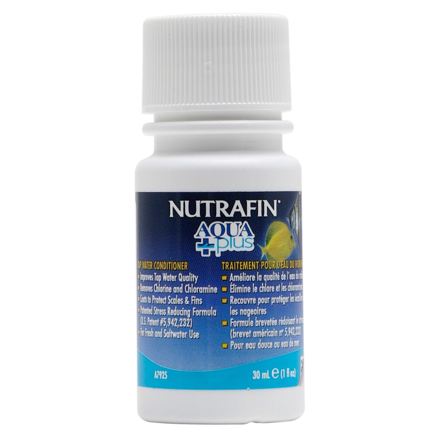 Nutrafin Aqua Plus - Tap Water Conditioner, Size: 30 mL (1 fl oz)