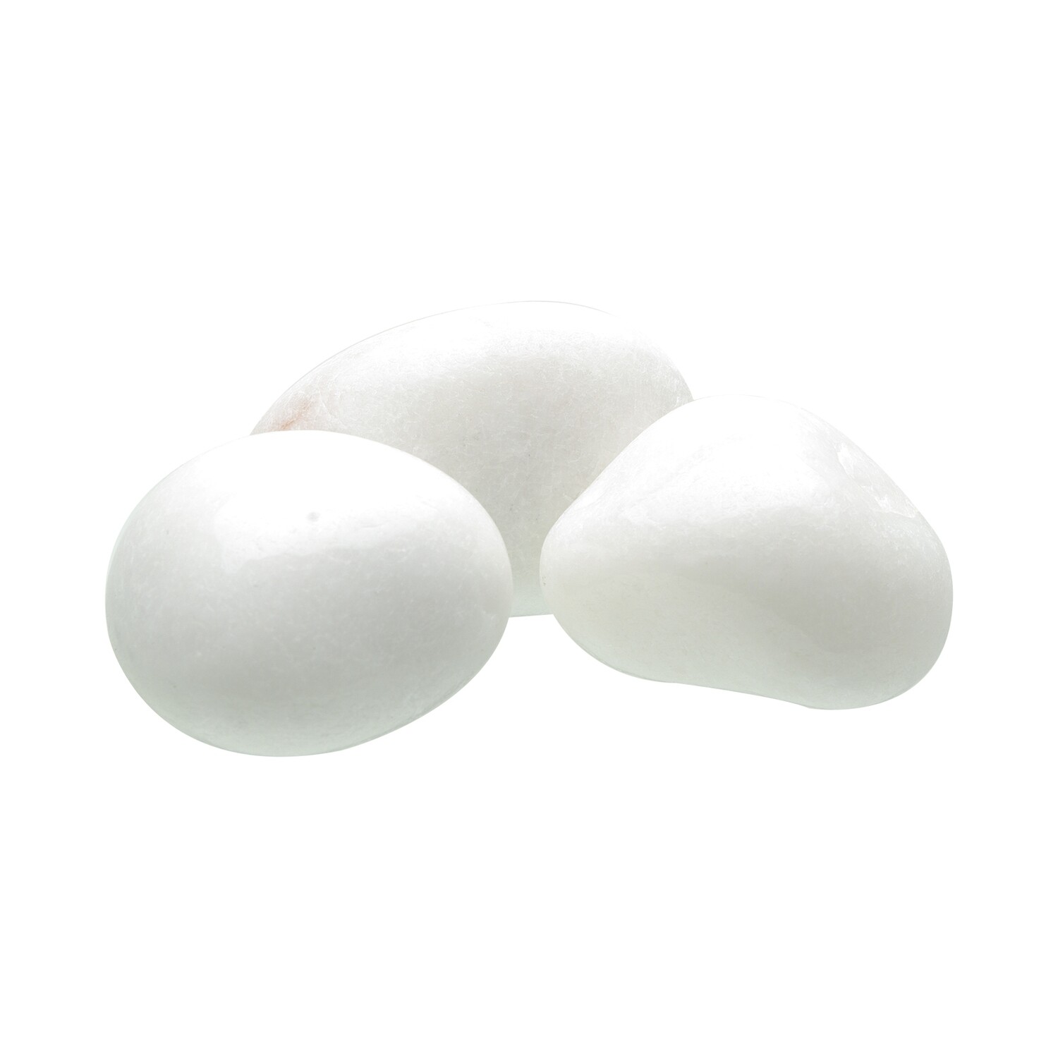 Fluval Pebbles - Polished Ivory Stones - 40-50 mm - 700 g (1.54 lb)