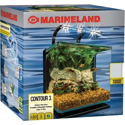 Marineland Contour 3g Aquarium Kit