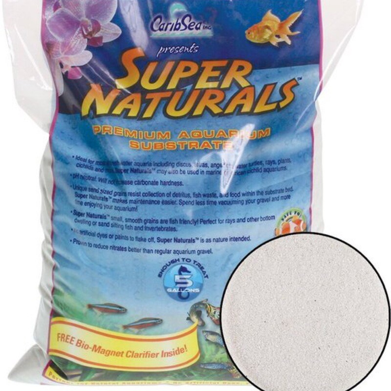 CaribSea Super Naturals Moonlight Sand Aquarium Substrate