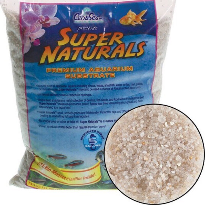 thumbnail image 2 of Carib Sea Super Natural Moonlight Sand - Aquarium Substrate 5-Pound (2 Pack) 2 of 10