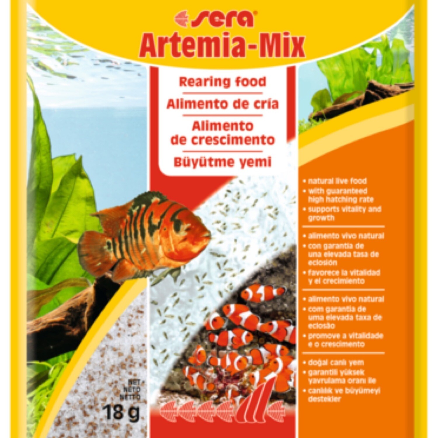 Sera Artemia-Mix Brine Shrimp Eggs 18g