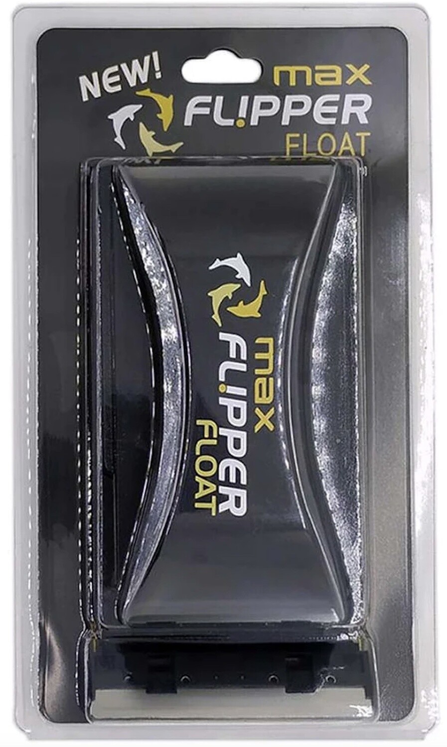 Flipper Max FLOAT 2 in 1 Magnetic Aquarium Algae Cleaner - 5-8&quot; to 1&quot; Glass or Acrylic Tanks