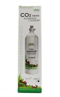 ISTA Aluminum CO2 Cylinder 1L - Face Up