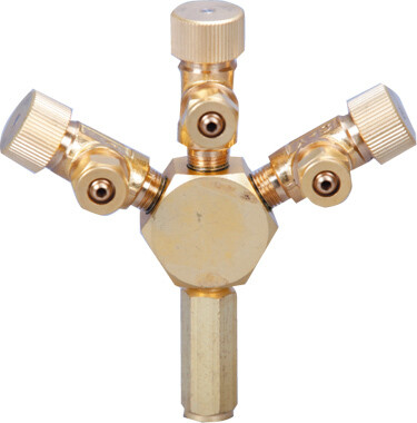 ISTA Metal CO2/Air Flow Regulator - 3 Ways