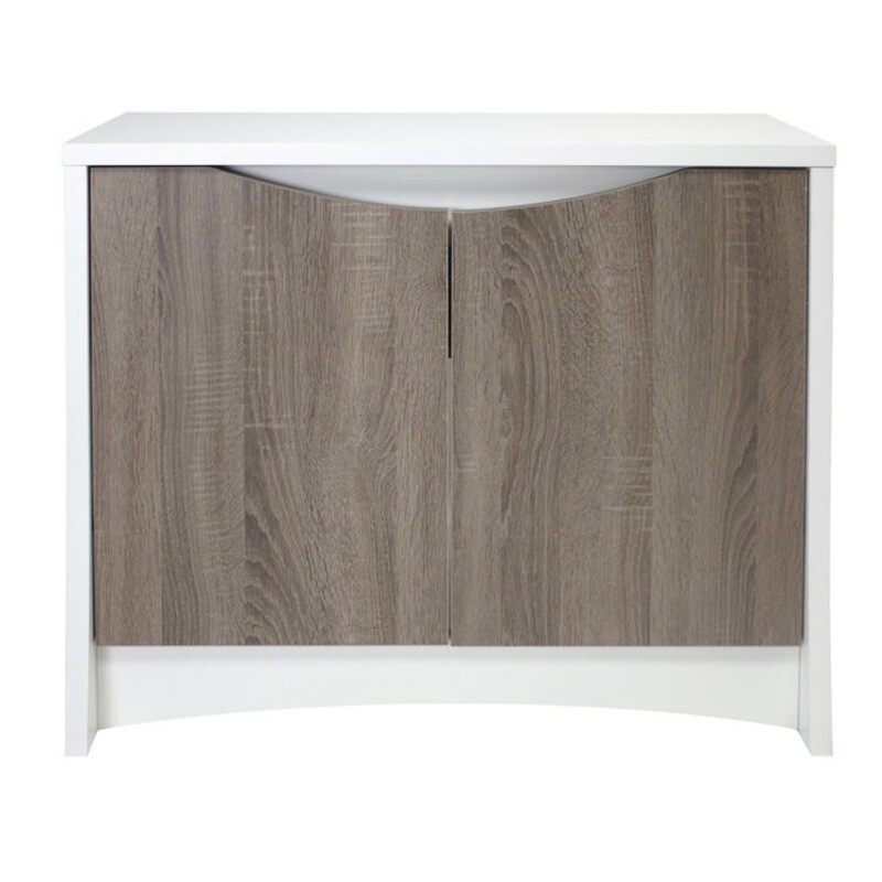 Fluval Flex 32G Stand - White &amp; Oak