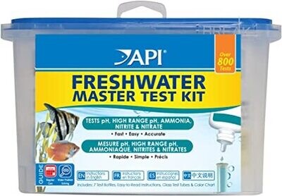 API Freshwater Master Test Kit 800-Test Freshwater Aquarium Water Master Test Kit, White, Single