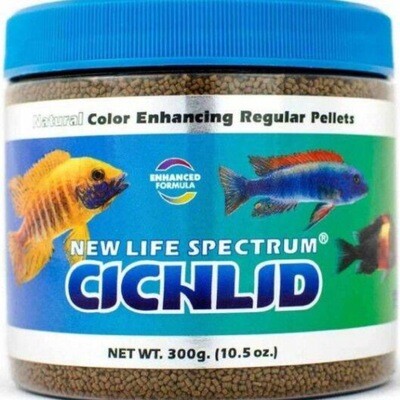 New Life Spectrum Cichlid Color Enhancing Fish Food Pellets 300g