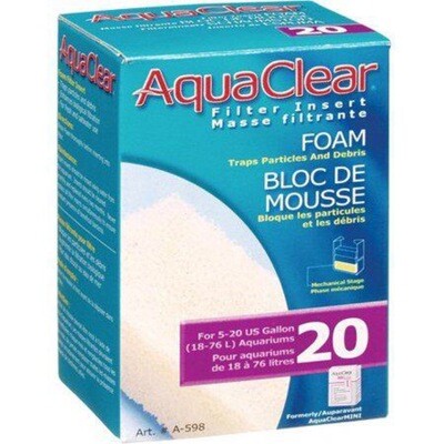 Aquaclear 20 Foam Filter Insert