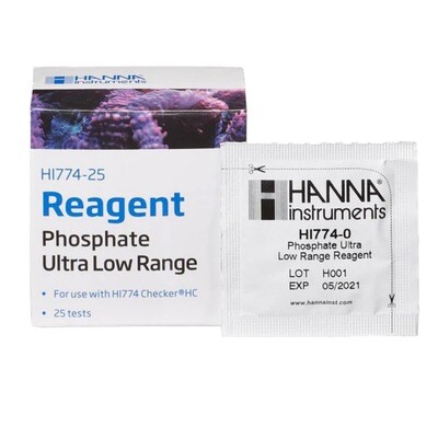 Hanna Instruments Phosphate Ultra Low Range Checker Reagents - HI774-25